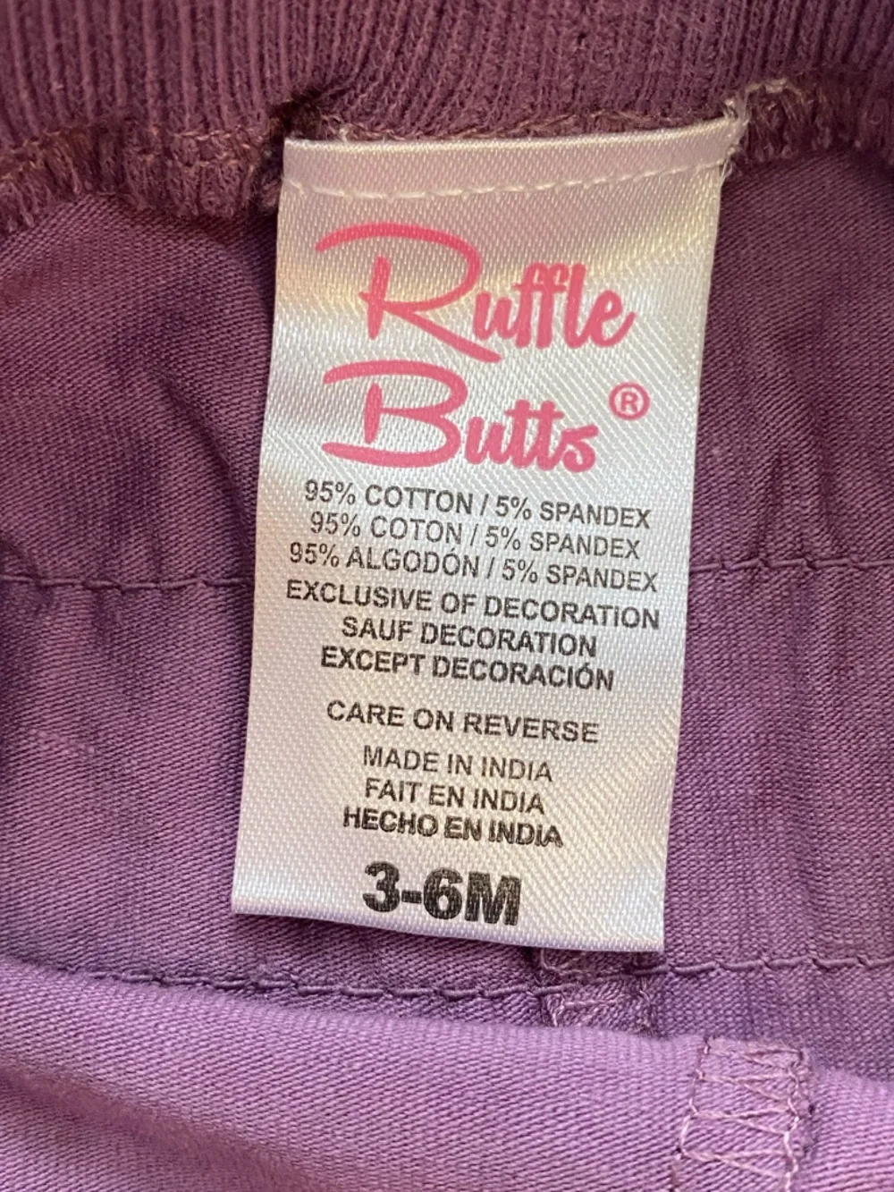 NWT RuffleButts Enchanted Rainbow Stripe Long Sleeve Top & Jogger Set girls 3-6M